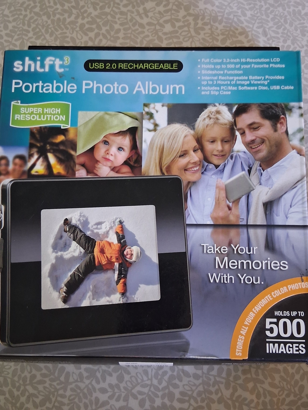 shift3 Portable Photo Album - Black